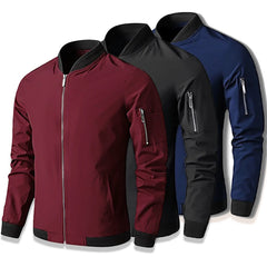 Men Fashion Casual Slim Jacket, Bomber Jacket