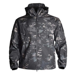 Waterproof, windproof, warm windbreaker soft shell hunting coat