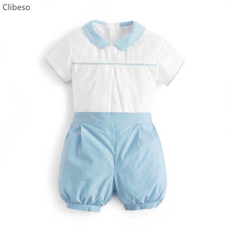 Baby Boy Sets Toddler Summer Outfit, T-Shirt & Shorts 2Pcs Suits Children Outfit