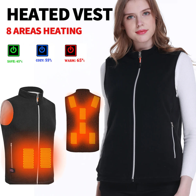 rechargeable Heated vest Jacket for Women & Men