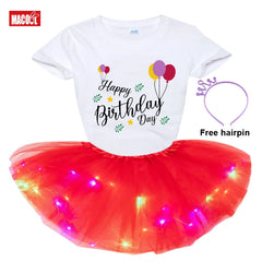 Girls Tutu Set Outfits Skirt Dress