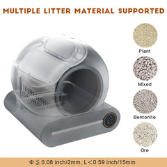 Automatic Cat Litter Box Smart App Control Self Cleaning Litter Boxes