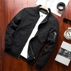 Men Fashion Casual Slim Jacket, Bomber Jacket