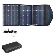 Foldable 120w solar charger