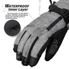 Winter Thermal heated waterproof Gloves - Rechargeable