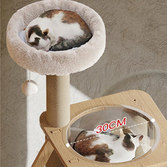 Cat tree for scratching and climbing