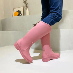 WaterProof women high rain boots