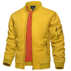 Wind Breaker Jacket Men's Jacket,Casual Street Wear Pilot Bomber Jacket