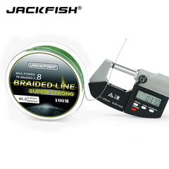 100m 8 Strand PE Braided Fishing Line 10-80lb Multifilament Fishing Lines