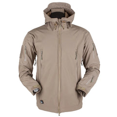 Men Outdoor Jacket Softshell Fleece Jackets Windproof Waterproof Thermal Hiking