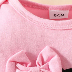 3Pcs Newborn Baby Girl Fall Outfits - Shift, Pants, Headband