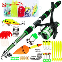 Fishing Rod and Reel Combo 1.8M Telescopic Rod and lots more