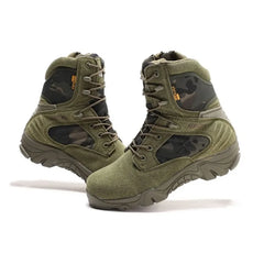 Men Desert Tactical Boots Waterproof Boot Lace Up Combat Ankle Boots Big Size