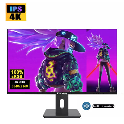 27inch Computer Monitor PC 4K UHD Monitor 60Hz IPS 1ms Adaptive-Sync