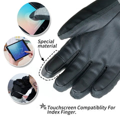 Winter Thermal heated waterproof Gloves - Rechargeable