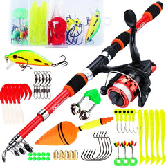 Fishing Rod and Reel Combo 1.8M Telescopic Rod and lots more