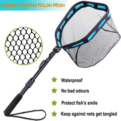 Aluminium Alloy Folded Hand Catch and Release Net fishing net