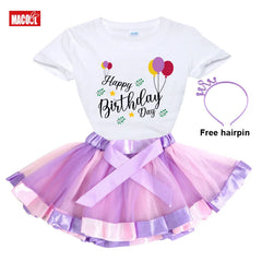 Girls Tutu Set Outfits Skirt Dress