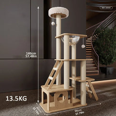 Cat tree for scratching and climbing