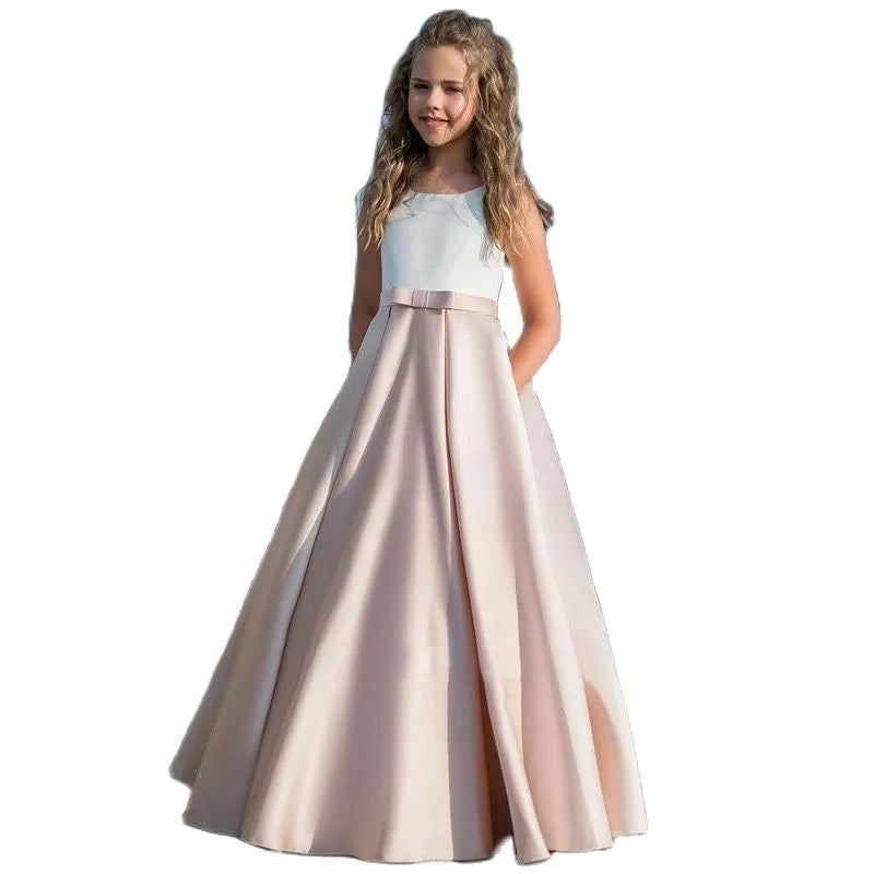 Fancy Flower Girl wedding/Pageant Dress