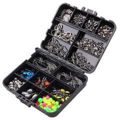 245Pcs/Box Fishing Accessories Kit Including Fishing Hooks and lots more