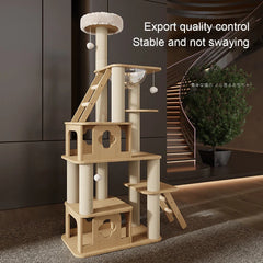 Cat tree for scratching and climbing