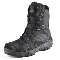 Men Desert Tactical Boots Waterproof Boot Lace Up Combat Ankle Boots Big Size