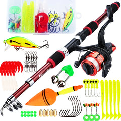 Fishing Rod and Reel Combo 1.8M Telescopic Rod and lots more