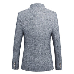 Spring new Chinese style business casual standing collar men’s jacket