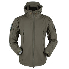 Men Outdoor Jacket Softshell Fleece Jackets Windproof Waterproof Thermal Hiking