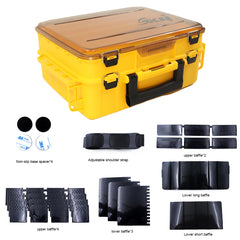 Fishing Tackle Box Double Layer Professional Fishing Accessories Storage Case