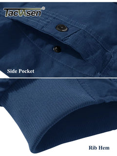 Oversize cotton winter thicken fleece casual jacket with multi-pockets