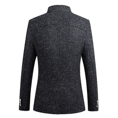 Spring new Chinese style business casual standing collar men’s jacket