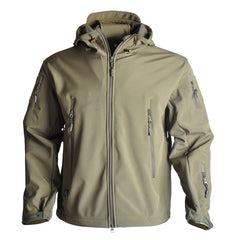 Waterproof, windproof, warm windbreaker soft shell hunting coat