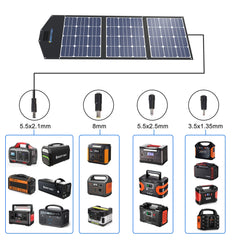 Foldable 120w solar charger