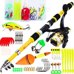 Fishing Rod and Reel Combo 1.8M Telescopic Rod and lots more