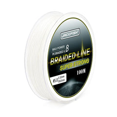 100m 8 Strand PE Braided Fishing Line 10-80lb Multifilament Fishing Lines