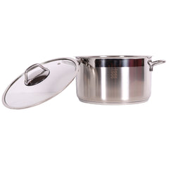 Serenk Modernist 5 Piece Stainless Steel Pots and Pan Set