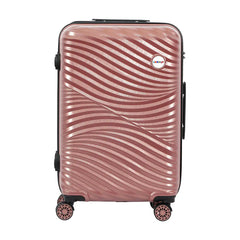 Biggdesign Moods Up Hard Luggage Sets With Spinner Wheels, Rosegold, 3 Pcs.